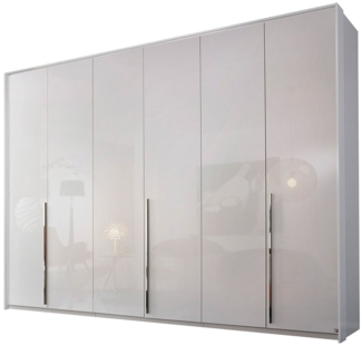 Drehtürenschrank Mirage / Montclar , Holzwerkstoff , Weiß , 301 x 223 x 60 cm
