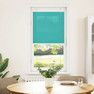 vidaXL Plissee Petrolgrün 55x150 cm Stoffbreite 54,4 cm Polyester 4015389