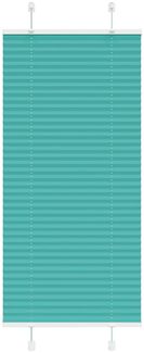 vidaXL Plissee Petrolgrün 55x150 cm Stoffbreite 54,4 cm Polyester 4015389