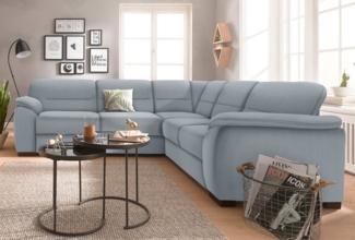 sit&more Ecksofa Montego L-Form, wahlweise mit Bettfunktion und Schubkasten