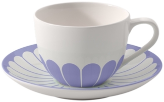 Villeroy & Boch Fleur Bleu Kaffeetasse mit Untertasse 160 ml - DS