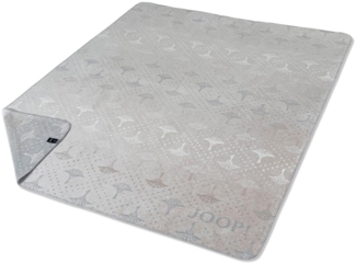 JOOP Wohndecke Cornflower Charm|150x200 cm| stein
