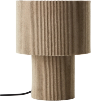 LeGer Home by Lena Gercke Tischleuchte Kathleen, ohne Leuchtmittel, Cordstoff, Höhe 30 cm, Ø 23 cm, E27