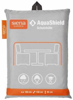 Siena Garden AquaShield Sitzgruppenhülle - 160x150x85cm hellgrau, Polyester (D41166)