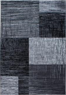 Teppium Teppich Abstrakt Kariert Design, Rechteckig, Höhe: 6 mm, Kurzflor Teppich Wohnzimmer Abstrakt Kariert Design Pflegeleicht