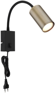 Wandleuchte Innen Wandlampe mit Schalter Wohnzimmer Schlafzimmer 57911WM