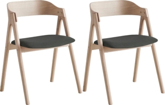 Hammel Furniture Holzstuhl Findahl by Hammel Mette (Set, 2 St), Massivholz, gepolsterte Sitzfläche, versch. Farbvarianten