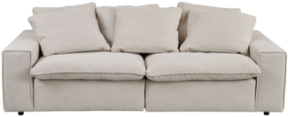 andas 3-Sitzer Venslev, Lounge-Sofa, mit extra tiefer Sitzfläche und losen Kissen