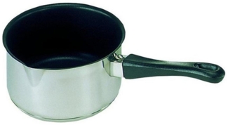 Karl Krüger 2012B Stieltopf 12 cm Inhalt 0,6 Liter Edelstahl mit Antihaftbeschichtung und Ausguss