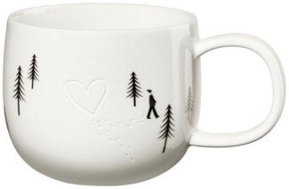 ASA Selection Joy Henkelbecher Heart In The Snow L. 100mm, B. 100mm, H. 85mm