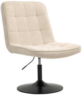 SVITA Loungesessel HENRY, gepolstert, 360° drehbar, mit Cordbezug, Beige