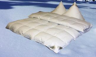 Eiszeit Premium 10 cm Winter Hochsteg Daunendecke Daunenbett 200x220 cm