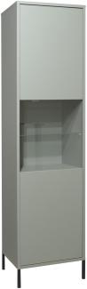 Vitrine Erna 51x45x197 Pinie Green matt Lack 14771-Q