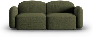 Micadoni Sofa Blair 2-Sitzer Chenille Grün Melange