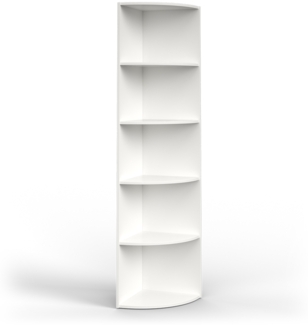 Vicco Eckregal Weiß 40 x 180 cm, Ecki