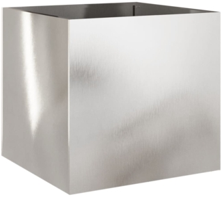 vidaXL Pflanzkübel Silbern 49x47x46 cm Edelstahl 841567
