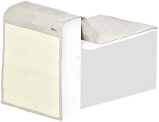 PawHut Kratzbrett 2er Kratzmatte, Sisal Kratzteppich für Katze, Katzenkratzmatte, (Kratzspielzeug, 2-tlg, Kratzstamm), Beige+Grau 130 x 45 x 0.3 cm