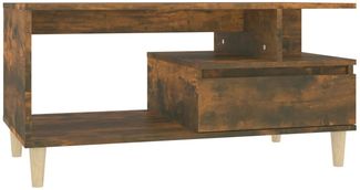 Couchtisch, Sofatisch Räuchereiche 90x49x45 cm Holzwerkstoff