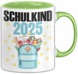 Trendation Tasse Trendation - Einschulung Mädchen Geschenk Schultüte Füllung Tasse