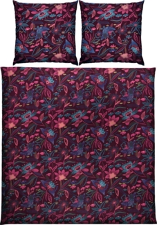 REDBEST Bettwäsche Bettwäsche, Mako-Satin, Satin Blumen