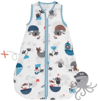 Schlummersack Kinderschlafsack Musselin Babyschlafsack, 0.5 Tog OEKO-TEX zertifiziert