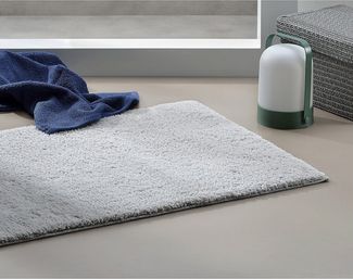 kela Badematte Maja, Höhe 15 mm, 100%Polyester, rutschhemmend, bei 30°C waschbar, für Fußbodenheizung geeignet