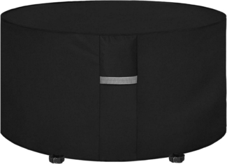 Dokon Gartenmöbel Abdeckung 600D Oxford Wasserdicht Rund Ø163x90cm