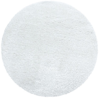 Carpettex Hochflor-Teppich Unicolor - Einfarbig, Läufer, Höhe: 50 mm, Teppich Wohnzimmer Shaggy Einfarbig Flauschig versch. Far. und größ.