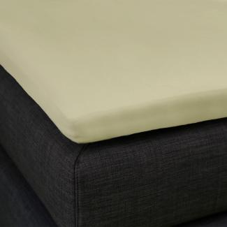 Formesse Split-Topper Spannbetttuch La Piccola Duo 2|140x200 cm| pistazie