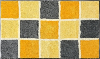 REDBEST Badematte Badematte "Los Angeles", Höhe 20 mm, eckig, Karo