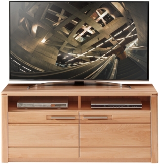 TV-Schrank >Nature One< 2 Türen, 2 Fächer, FSC, in Kernbuche teilmassiv - 131x58x45cm (B/H/T)