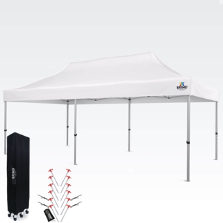 Pavillon 3x6m - ohne Wändeänden - Weiß