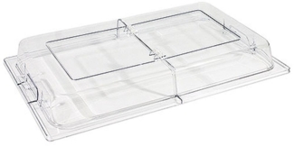 Contacto Tortenglocke, Rolltop Abdeckhaube aus Polycarbonat, robuste Qualität