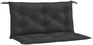 vidaXL Gartenbank-Auflagen 2 Stk. Schwarz 100x50x7 cm Oxford-Gewebe 361666