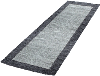 Shaggy Teppich LIFE GREY 80 X 250cm Läufer