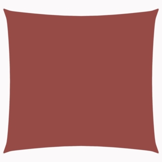 vidaXL Sonnensegel Oxford-Gewebe Quadratisch 3,6x3,6 m Terracotta 42307