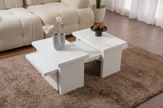Skye Decor Couchtisch 100% MELAMINE COATED PARTICLE BOARD, 41,5 x 45 x 110 cm D1219