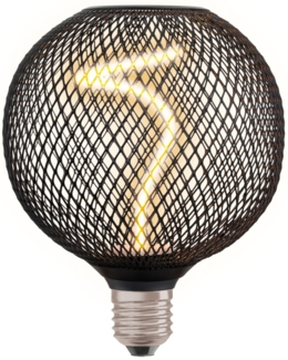 Osram LED Dekoleuchtmittel E27 Globe schwarz 3,5W dimmbar warmweiß