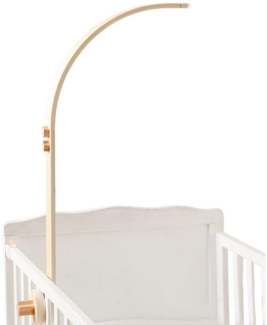 FOUORTUNATE-BEE Wickeltisch Mobile Halterung Holz für Babybett (Mobile Halterung Wickeltisch für Kinderzimmer-Dekoration, Angepasst Mobile Halter Gestell Stange für Aufhängung Windspiele Bettglocke, Baby Bett Spielzeuge)