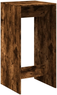 vidaXL Bartisch Räuchereiche 51x50x103,5 cm Holzwerkstoff 854422