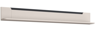 Wandboard Venedig / Vodol , Holzwerkstoff , Beige , 200 x 26 x 22 cm