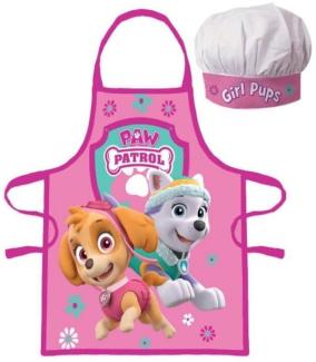 Paw Patrol Skye & Everest Girl Pups 2 tlg. Mädchen Küchen-Set Kochschürze & Kochmütze