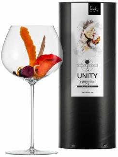 Eisch Unity SensisPlus Burgunderglas in Geschenkröhre