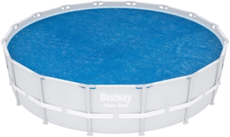 Flowclear™ PE-Solarabdeckplane Ø 462 cm, blau, rund