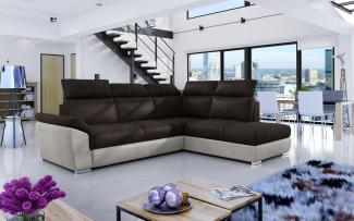 Wohnideebilder Loreto Dunkelbraun Ecksofas & Eckcouches Lor_22