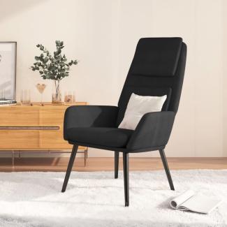 Relaxsessel Schwarz Stoff [341318]