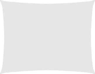 vidaXL Sonnensegel Oxford-Gewebe Rechteckig 5x6 m Weiß 135274