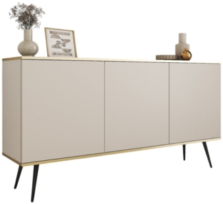 Compleo Kommode mit 3 Türen MONO, Luxus Möbel, Modern Wohnzimmer