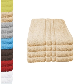 Buymax Badetücher 4 Stück Badetuch Set 100x150 cm, Frottee (Buymax Home, 4-St), pflegeleichtes Badetuch-Set, aus 100% Baumwolle, Frottee