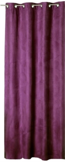 Haus und Deko Türvorhang Thermogardine Island Vorhang blickdicht Polar Fleece Gardine 140x245, Ösen (1 St), blickdicht, Polyester